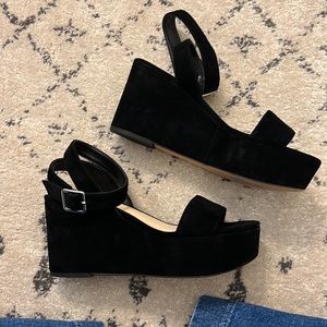 Vince Camuto Suede Platform Sandals